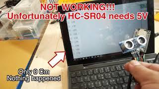 Node MCU + HC-SR04 ( Ultrasonic sensor ) did not work with 3.3V !!!