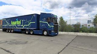 Kauritel Logistic - Erfurt - Düsseldorf  Scania 770 S V8 | Euro Truck Simulator 2