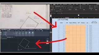 Easy process for Lot Plotting in AutoCAD