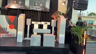 JBL Live Unveiling of New Modern Audio AVRs and Stage 2 Speakers