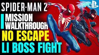 No Escape Full Mission Walkthrough - Help Miles Escape - Mister Negative BOSS FIGHT | Spider-Man 2