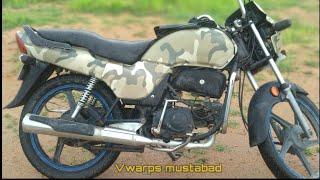 Passion Plus camouflage vinyl wrapping || Bike modification || Vwraps Mustabad