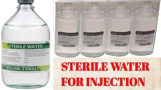 TYPES OF PHARMACEUTICAL WATER PART-2 || STERILE WATER FOR INJECTION