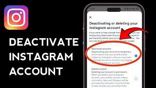 How to Deactivate Your Instagram Account in 60 Seconds!  (Simple & Quick Tutorial)