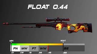 CSGO AWP   Wildfire   Skin wear float