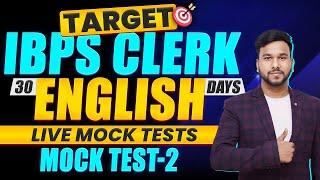 IBPS Clerk 2024 | IBPS Clerk Prelims Mock DAY-2 | IBPS Clerk English Preparation | Varun Chitra Sir