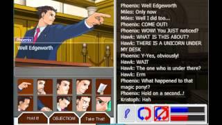 Phoenix Wright Online - public test (Trixie-prosecutor included)