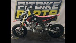 Symotos SM-12 140cc Mid Size Supermoto Pit Bike Walk Around