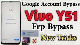 VIVO Y51 FRP Bypass Android 12 | VIVO (V2030) FRP Bypass Android 12 |  Google Account Bypass 2023