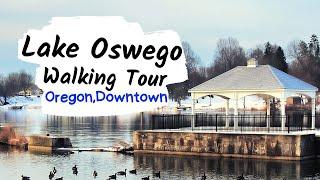 Walking Tour of Lake Oswego, Oregon Downtown | The Richest City in Oregon