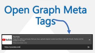 How to implement Open Graph Meta Tags on your website. Open Graph Protocol