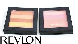 Revlon Highlighting Palette Swatches  Peach & Rose