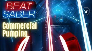 SIMWOLF VR #simwolfvr plays Beat Saber Commercial Pumping on Steam VR with Oculus / Meta Quest 2