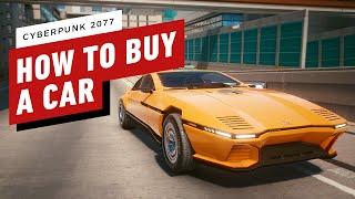 Cyberpunk 2077: How to Buy Cars For Your Garage
