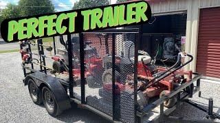 2023 Perfect Trailer Setup For Lawn Care Service