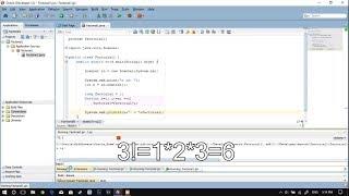 Learn Java: Quick Explanation For The For Loop And Easy Factorial Calculator Algorithm