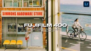 Fujifilm 400 Lightroom Preset | Free Lightroom Film Presets Free DNG