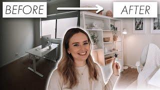 HOME OFFICE MAKEOVER On A Budget (Dream Workspace/Youtube Studio)