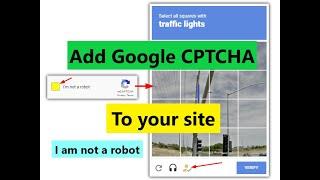 I am not a robot - add google captcha to WordPress website