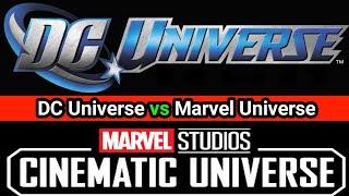 DC Universe vs Marvel Cinematic Universe All Data Comparison Video।।