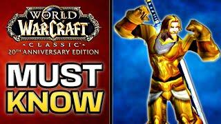 Essential Tips & Tricks for Fresh WoW Classic