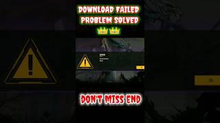 Free fire download failed retry  #shorts #freefiredownloadfailedretry #freefirenetworkproblem