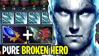 PURE BROKEN HERO..!! Aghanim Scepter Ancient Apparition Max Range by Goodwin 7.27c | Dota 2