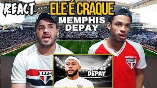 MEMPHIS DEPAY CRAQUE! REACT MEMPHIS DEPAY GOLS E DRIBLES - DEPAY NOVO JOGADOR DO CORINTHIANS