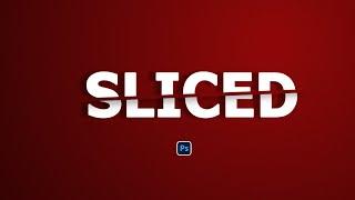 How To Make Sliced Text Effects In Photoshop | Graphics Solution Tricks