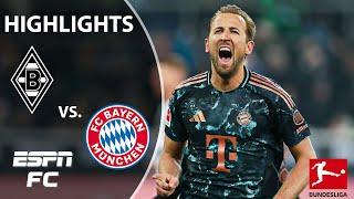  KANE SCORES  Borussia Monchengladbach vs. Bayern Munich | Bundesliga Highlights | ESPN FC