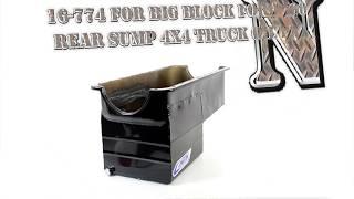 Canton Racing Products | 16-774 For Big Block Ford 460 Rear Sump 4X4 Truck Oil Pan