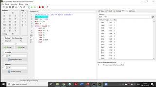 Programming 8085 - Addition of N Bytes