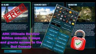 ARK Ultimate Survivor Edition unlocks 3 maps and  God Console free download 2024