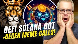 Auto Trade Our Calls with Defi Solana Bot! + WIN 1 Sol!!