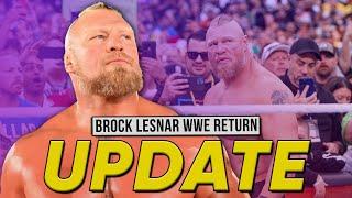 Brock Lesnar WWE Return Update | Update On Unprotected Chair Shot In AEW Blood & Guts Match
