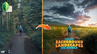 Editing TRICKS to Change BACKGROUND LANDSCAPES on Mobile | SNAPSEED | Lightroom Mobile |Android| iOS