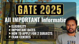 GATE 2025 Registration Starts NOW ! Eligibility, IMPORTANT Dates, Fees & Everything You Need to Know