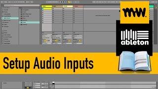 Setup Audio I/O // Ableton Live Manual // #18