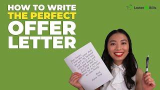 How To Write a Strong Offer Letter | LowerMyBills