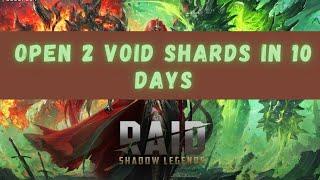Raid Shadow Legends Game || Open 2 Void Shards In 10 Days || Tips & Tricks