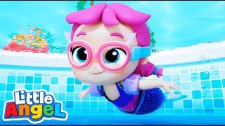 Jill Swims like a Mermaid - Full Episode | Little Angel | Kids TV Shows Full Episodes