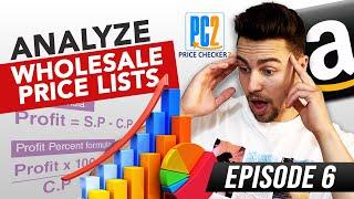 Amazon FBA Wholesale | Product Research | Going Through Your First Wholesale Price list | Episode 6