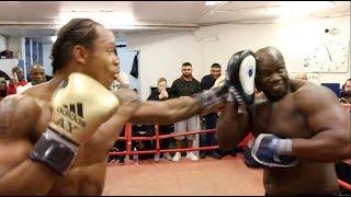 CRAZY! - ANTHONY YARDE TURNS INCREDIBLE PAD-SESSION INTO AGGRESSIVE SPARRING SESSION!  *MUST WATCH*