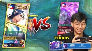 KINABAHAN SI THIRDY SA EARLY GAME| INUYASHA VS THIRDY - MLBB