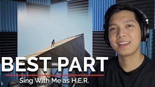 Best Part (Male Part Only - Karaoke) - Daniel Caesar ft. H.E.R.