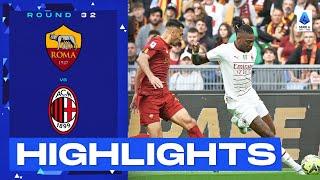 Roma-Milan 1-1 | Two goals in added time at the Olimpico! Goals & Highlights | Serie A 2022/23