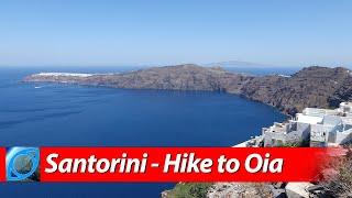 Greece Ep. 2- Hike to Oia  Santorini