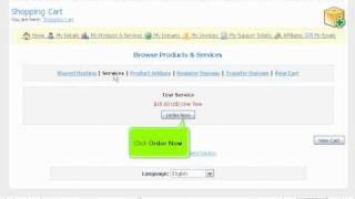 How to order additional items in WHMCS - WHMCS Tutorial presented by KVCHosting.com