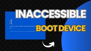 Pantalla Azul Inaccessible Boot Device