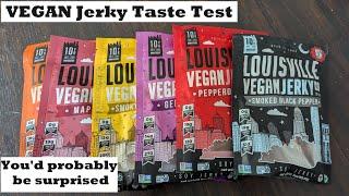 Vegan Jerky Taste Test ~ Louisville Vegan Jerky Co